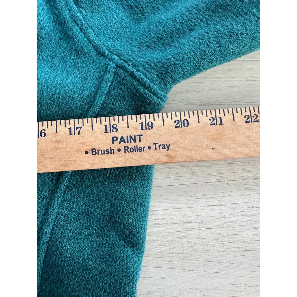 KUHL Teal Alpaca Fleece‎ Button Front Collared Jacket Women's Long Small